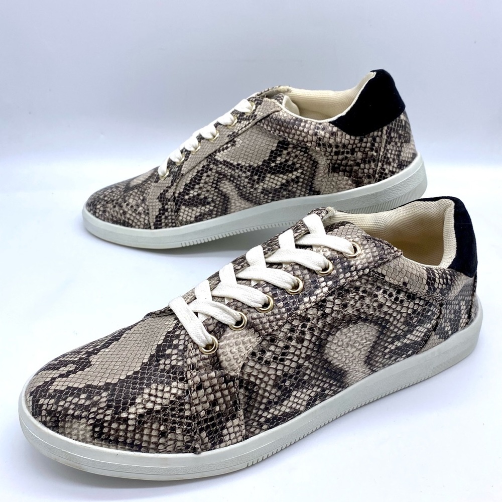 London Rag Snake Skin Sneakers Womens 9